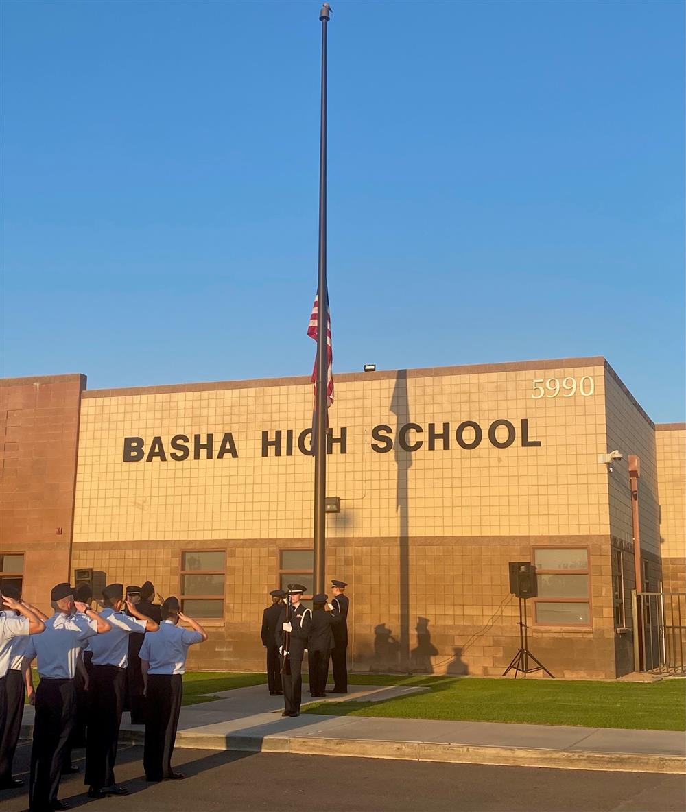 Basha High Flag Raising